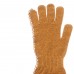 Cashmere Blend gloves with crochet decoration on the side and the bottom packaged in Signature box